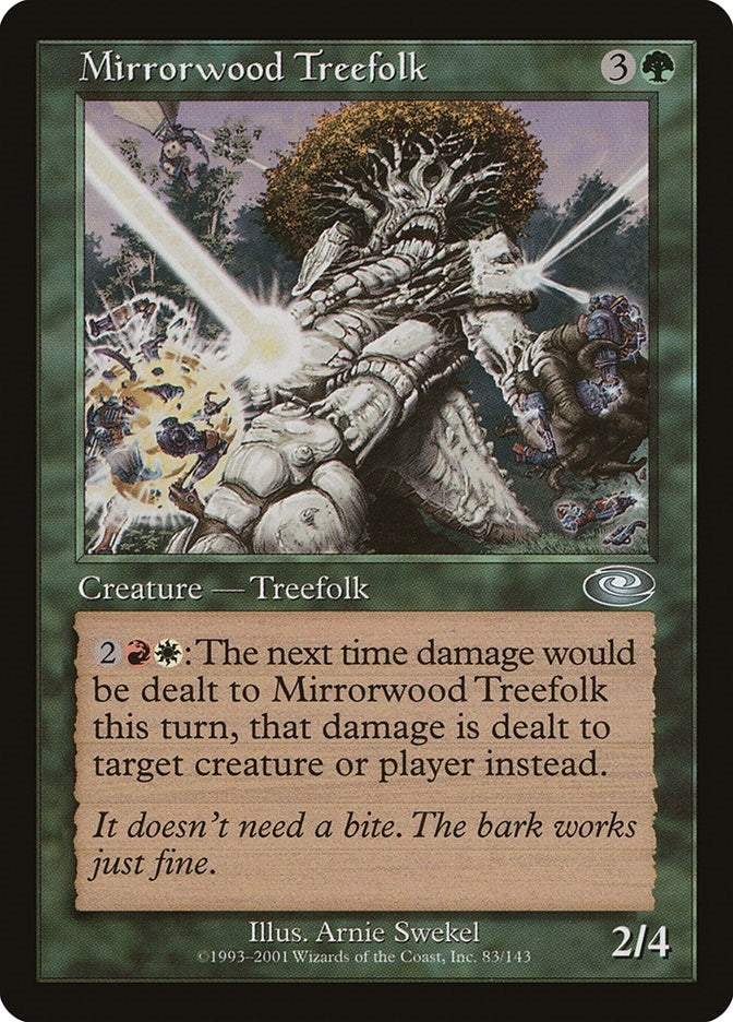 Mirrorwood Treefolk (83) [PLS] - MTG Single