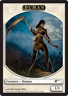 Human // Wolf Token [FNM] - MTG Single
