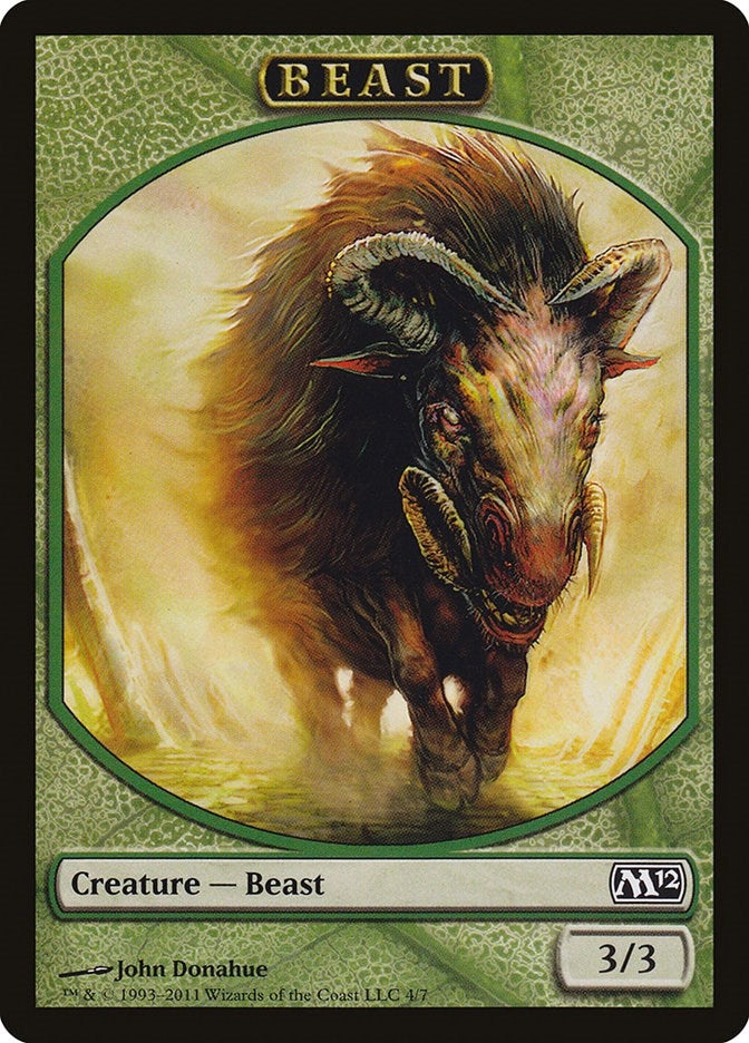 Beast Token (0) [M12] - MTG Single