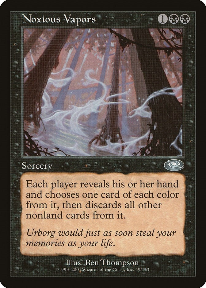 Noxious Vapors (49) [PLS] - MTG Single