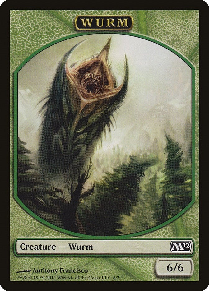 Wurm Token (0) [M12] - MTG Single
