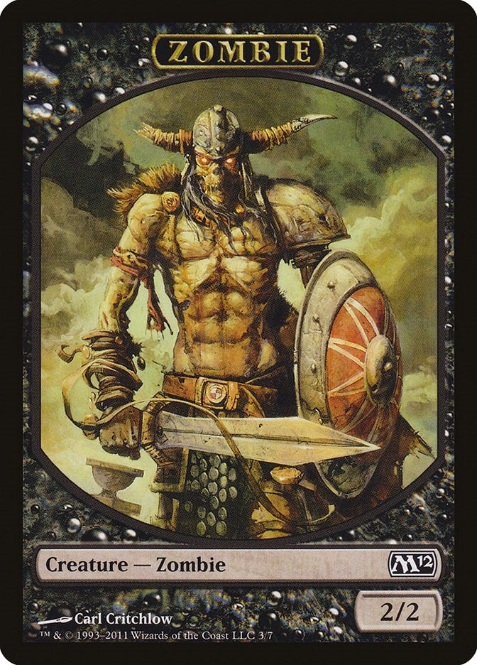Zombie Token (0) [M12] - MTG Single