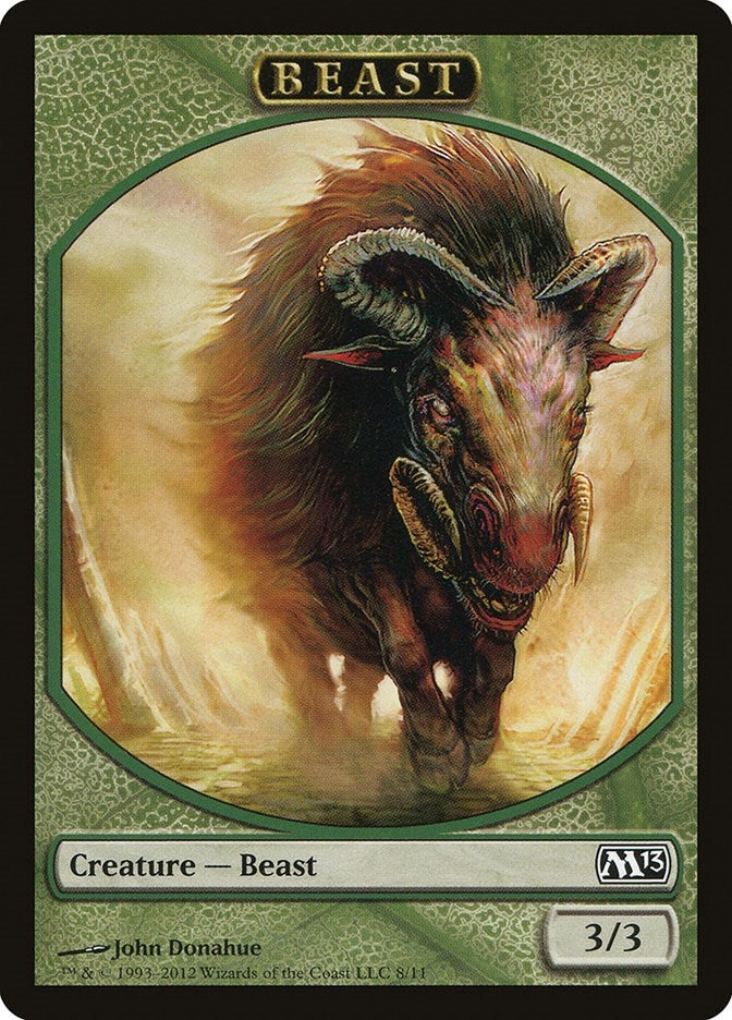 Beast Token (0) [M13] - MTG Single