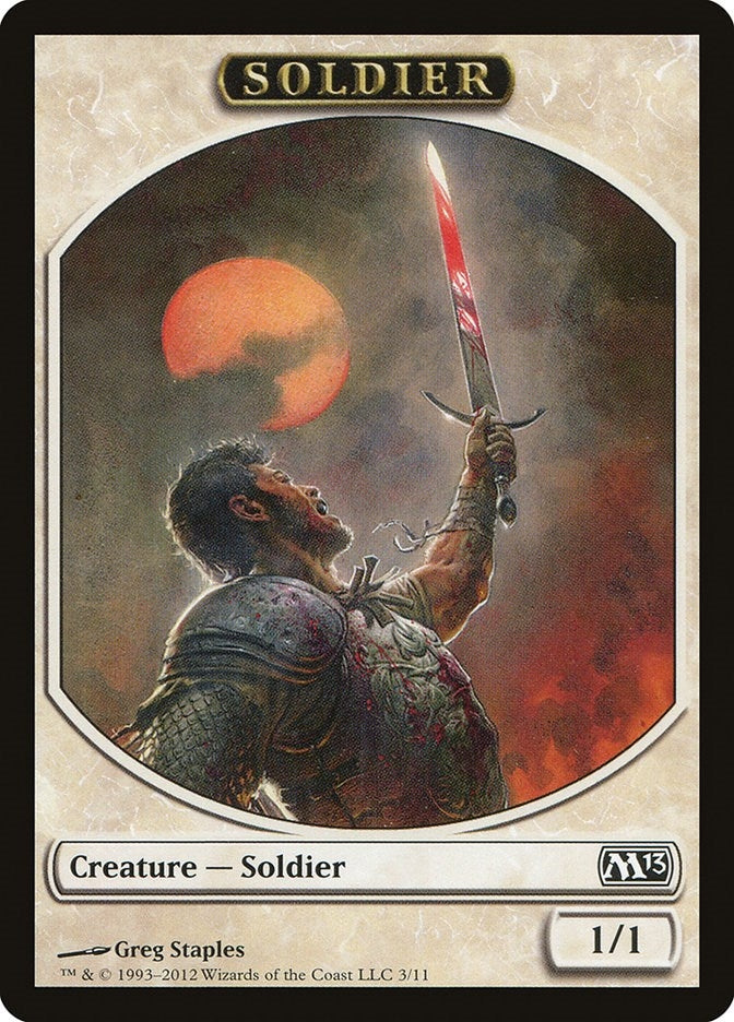 Soldier Token (0) [M13] - MTG Single