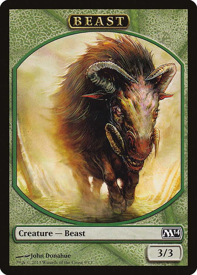 Beast Token (0) [M14] - MTG Single