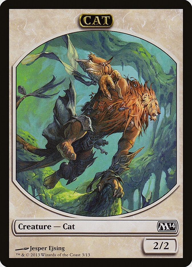 Cat Token (0) [M14] - MTG Single