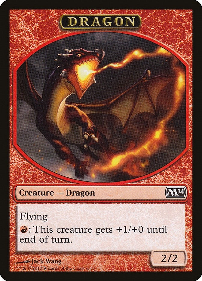 Dragon Token (0) [M14] - MTG Single