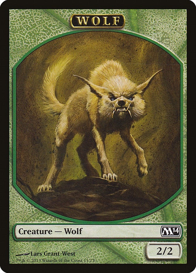 Wolf Token (0) [M14] - MTG Single