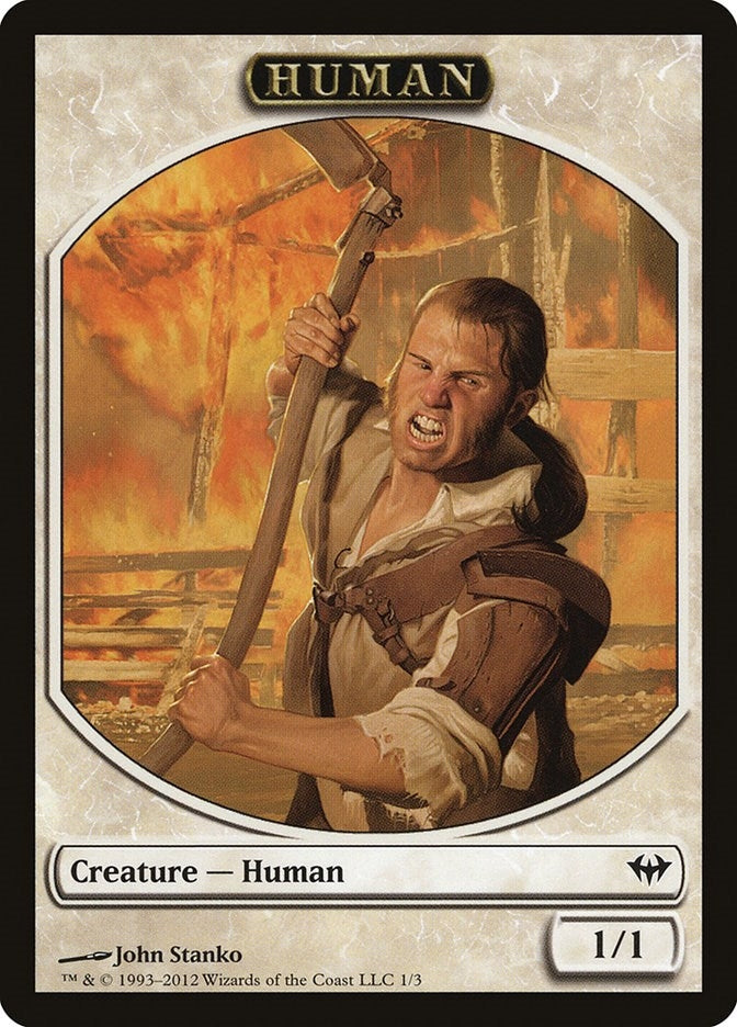 Human Token (0) [DKA] - MTG Single
