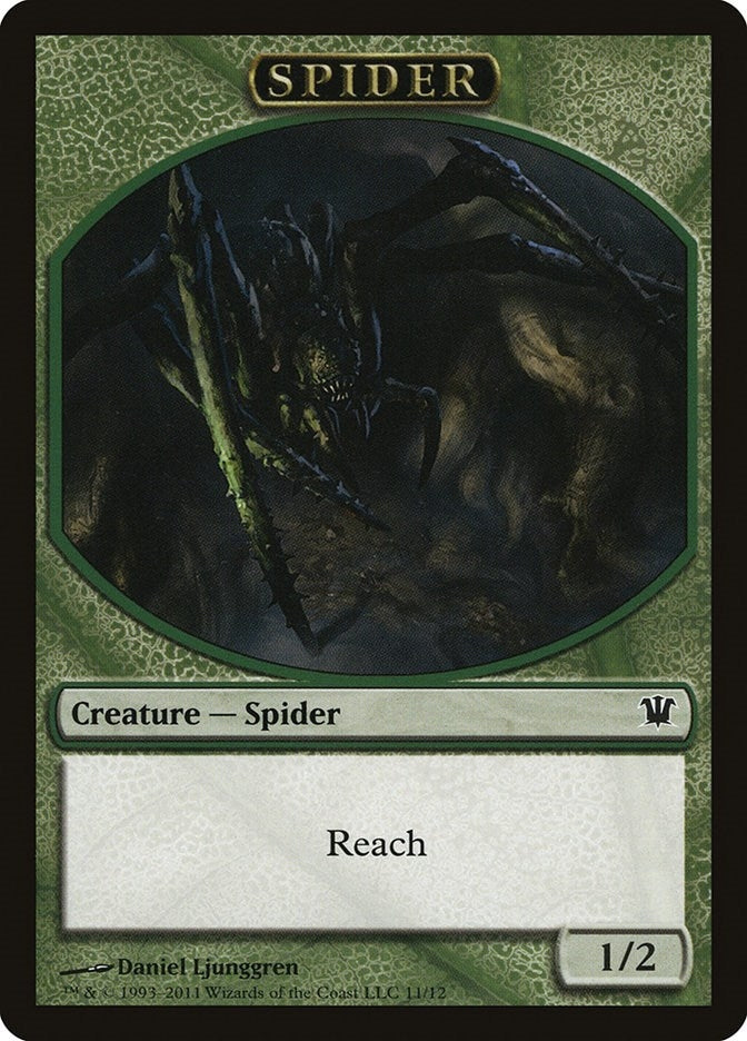 Spider Token (0) [ISD] - MTG Single