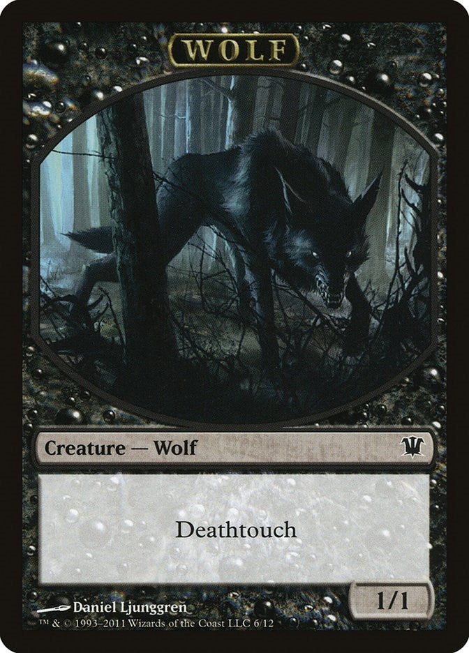 Wolf Token (6) (0) [ISD] - MTG Single
