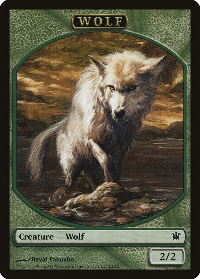 Wolf Token (12) (0) [ISD] - MTG Single