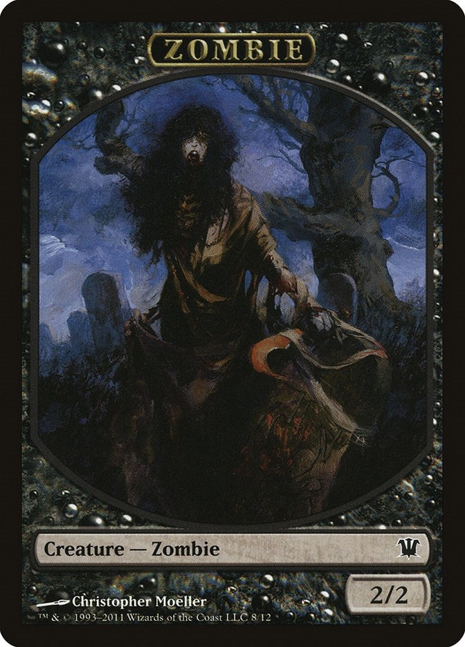 Zombie Token (8) (0) [ISD] - MTG Single