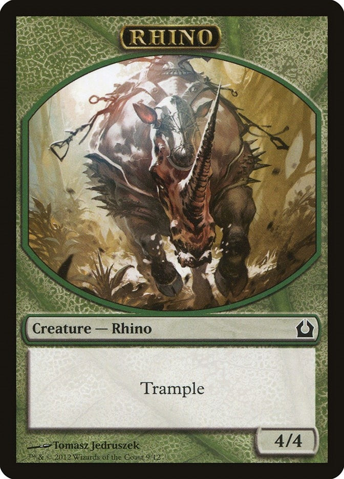 Rhino Token (0) [RTR] - MTG Single