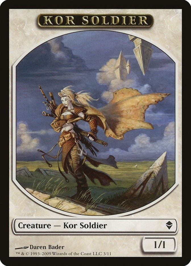 Kor Soldier Token (0) [ZEN] - MTG Single