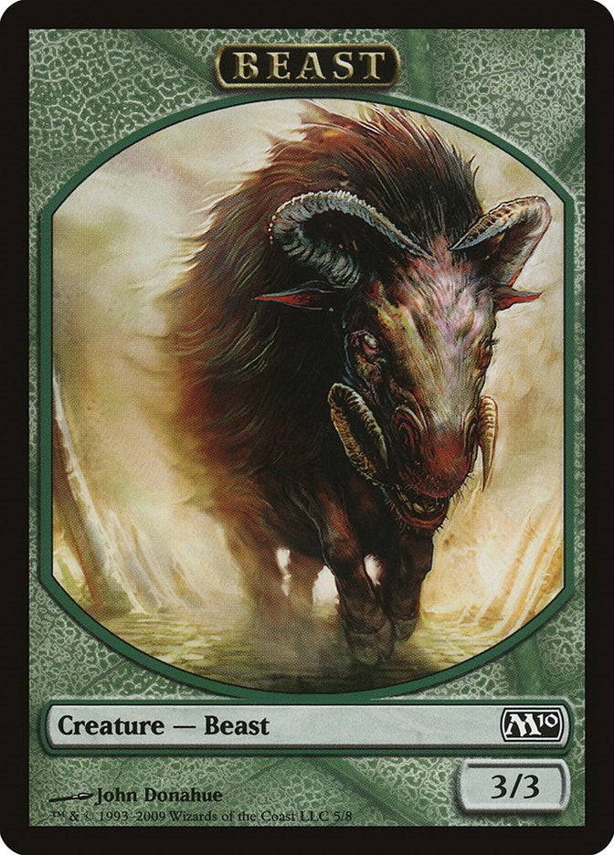 Beast Token (0) [M10] - MTG Single