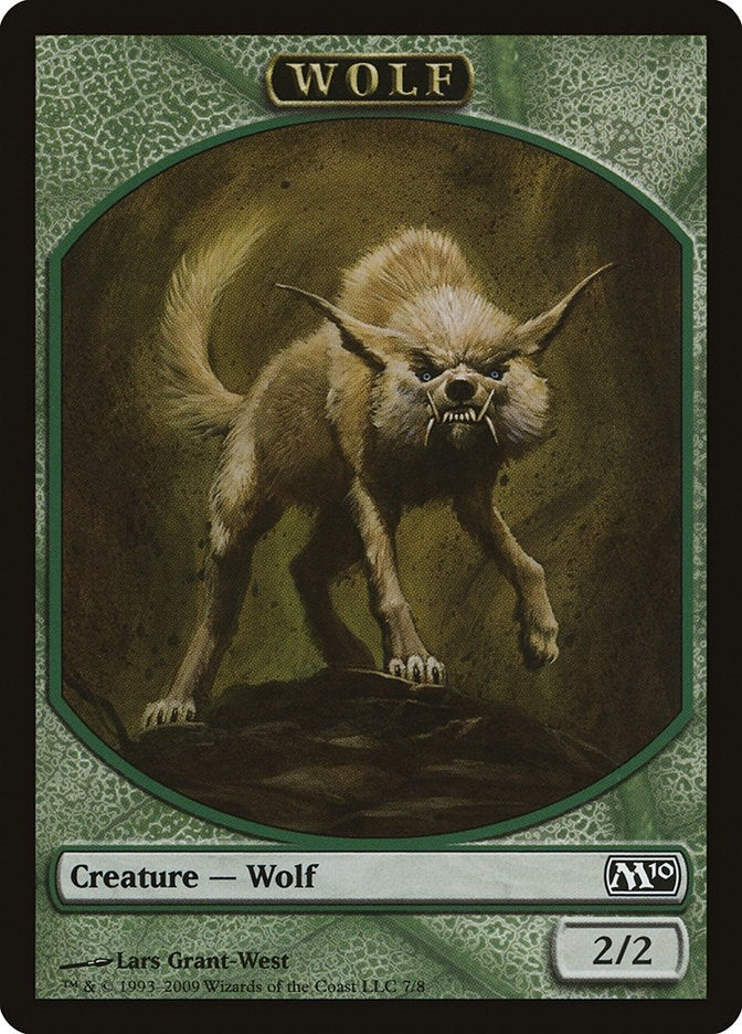 Wolf Token (0) [M10] - MTG Single