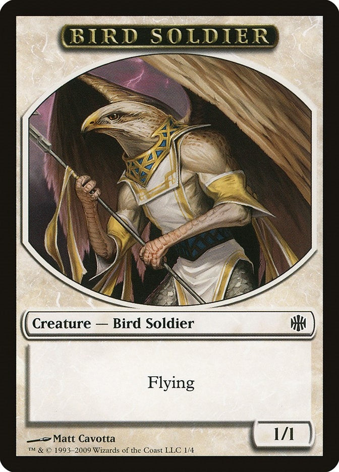 Bird Soldier Token (0) [ARB] - MTG Single