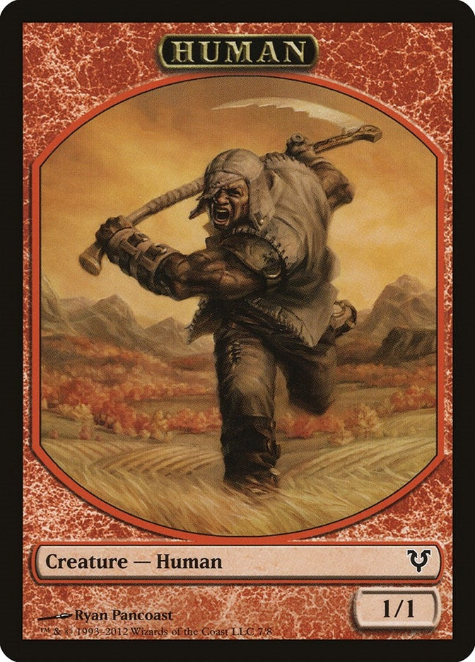 Human Token (7) (0) [AVR] - MTG Single