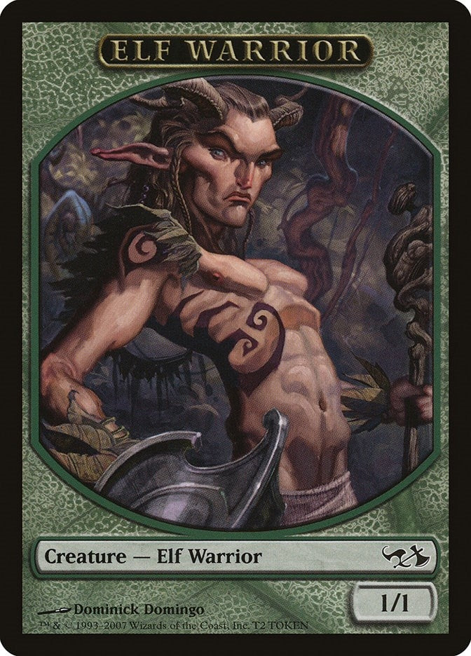 Elf Warrior Token (0) [EVG] - MTG Single