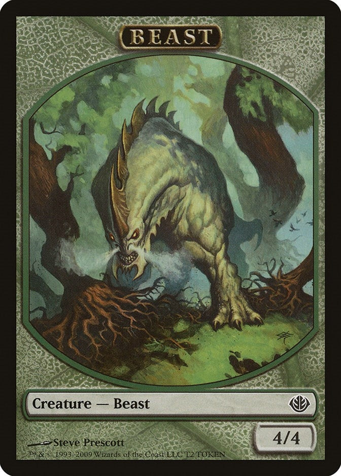 Beast Token (4/4) (0) [DDD] - MTG Single