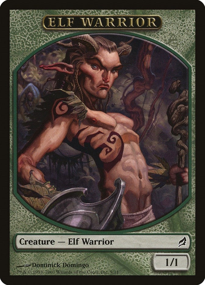 Elf Warrior Token (0) [LRW] - MTG Single