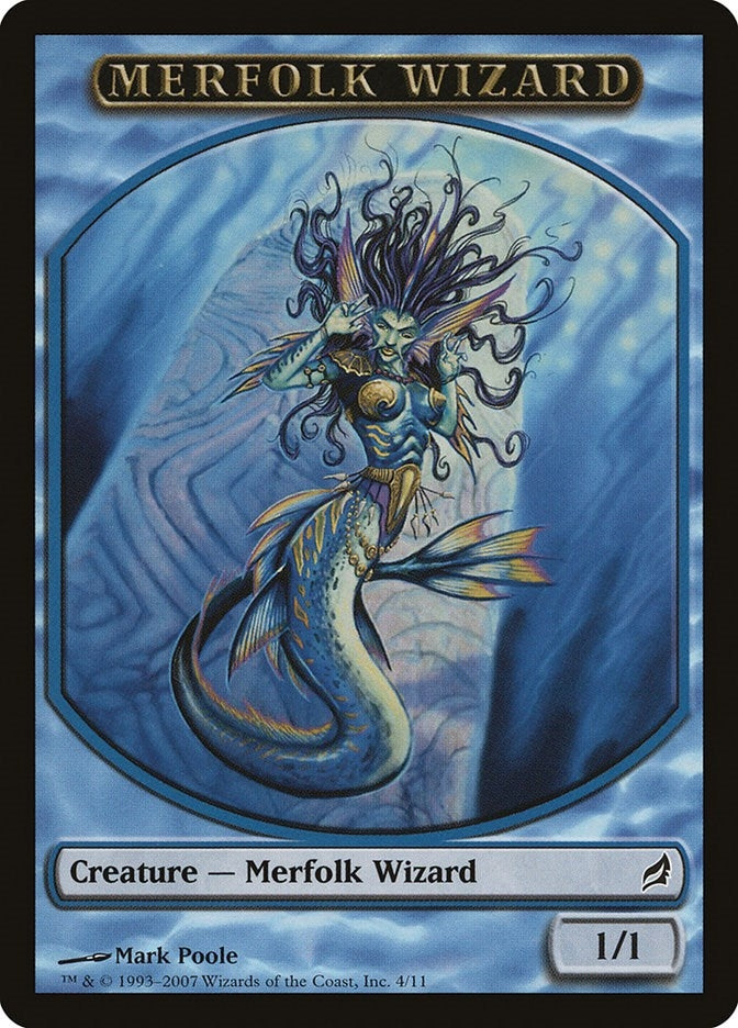 Merfolk Wizard Token (0) [LRW] - MTG Single