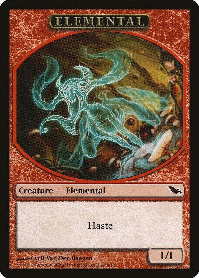 Elemental Token (4) (0) [SHM] - MTG Single