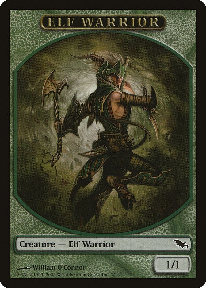 Elf Warrior Token (5) (0) [SHM] - MTG Single