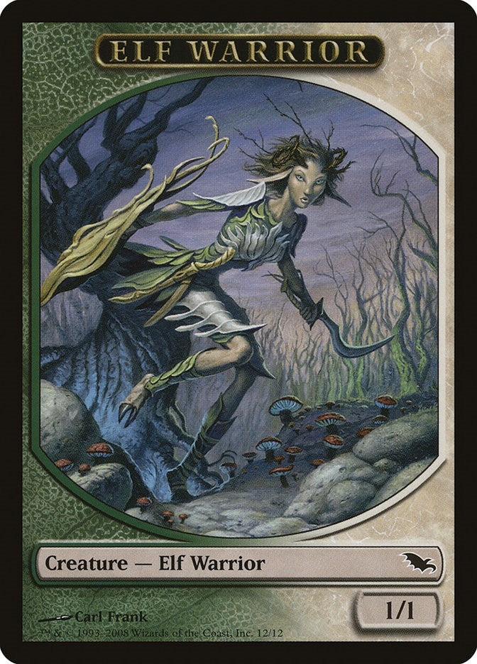Elf Warrior Token (12) (0) [SHM] - MTG Single