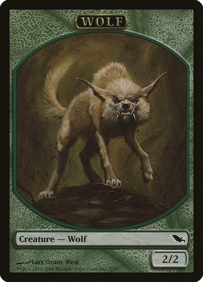 Wolf Token (0) [SHM] - MTG Single