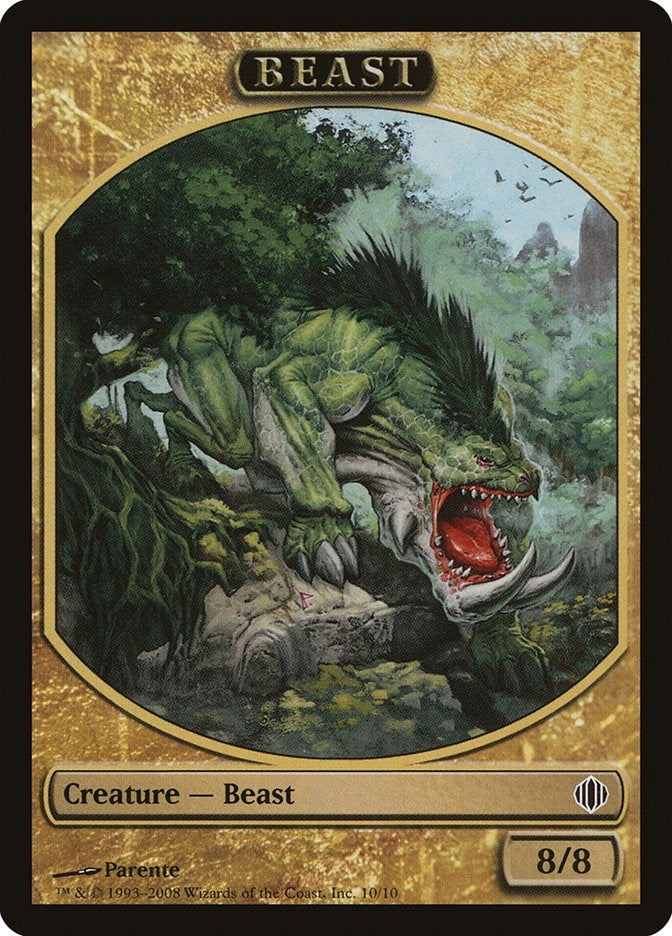 Beast Token (Multicolor) (0) [ALA] - MTG Single