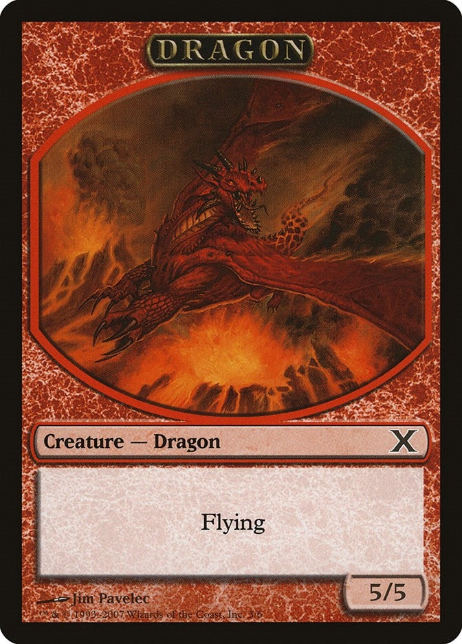 Dragon Token (0) [10E] - MTG Single