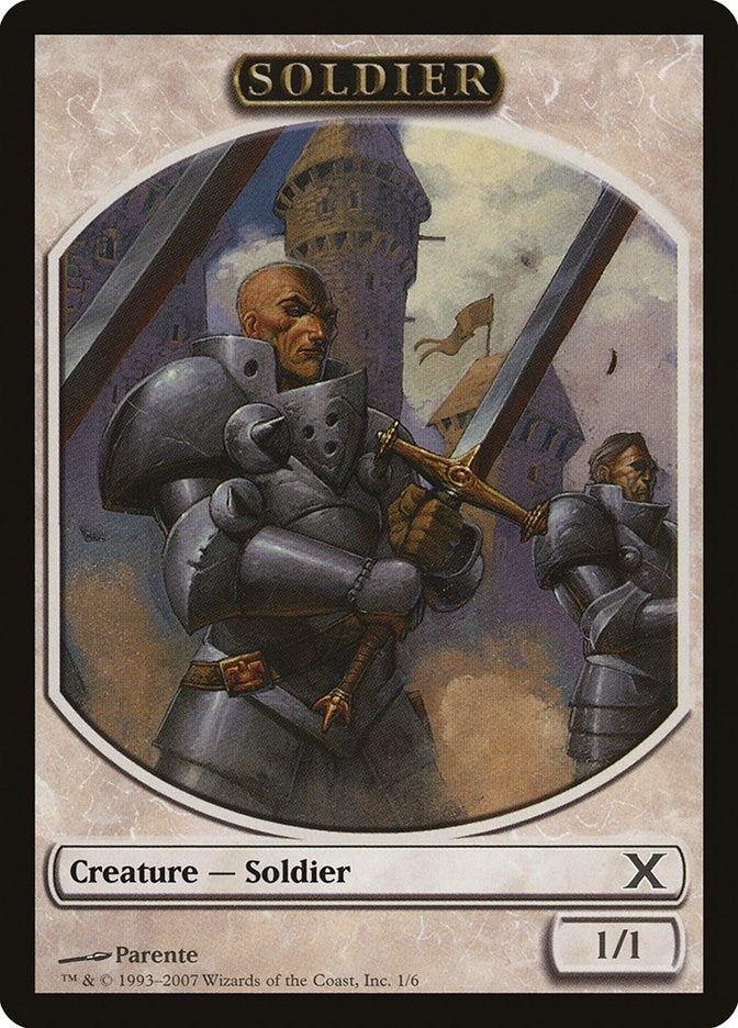 Soldier Token (0) [10E] - MTG Single