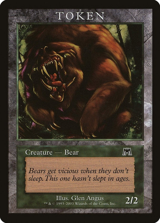 Bear Token (ONS) (0) [MPRP] - MTG Single