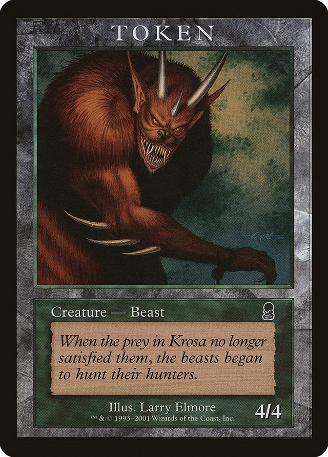 Beast Token (ODY) (0) [MPRP] - MTG Single