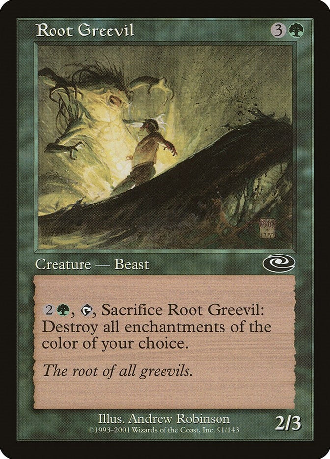 Root Greevil (91) [PLS] - MTG Single