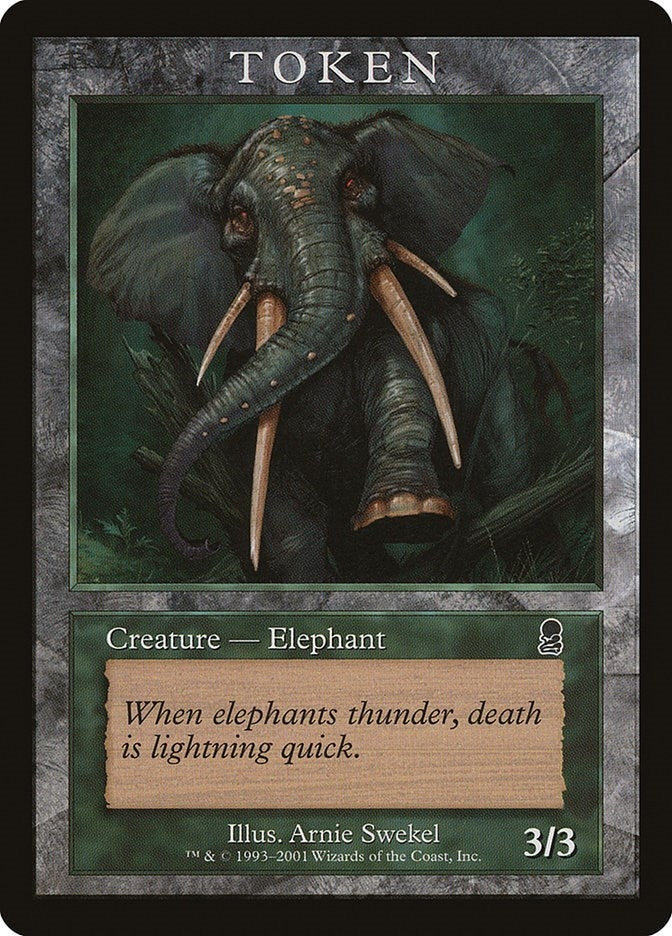 Elephant Token (ODY) (0) [MPRP] - MTG Single