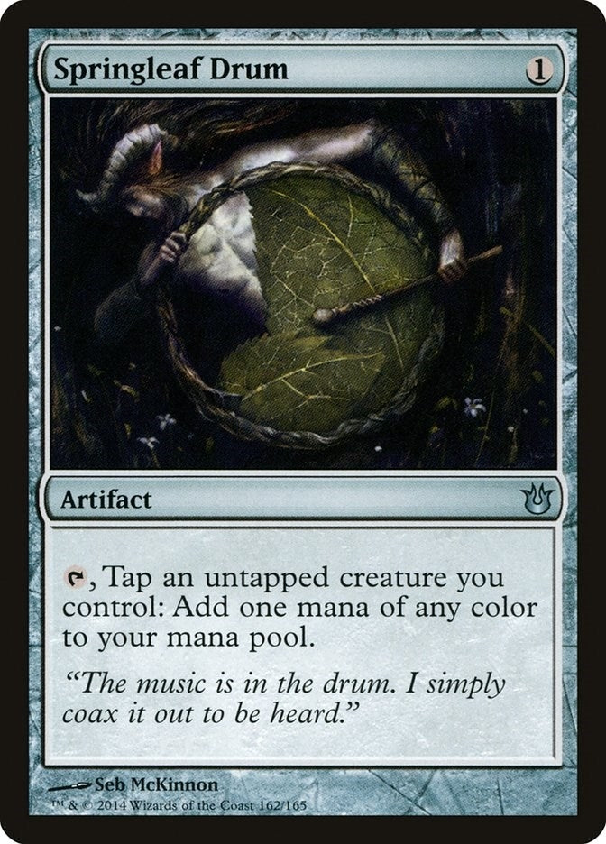 Springleaf Drum (162) [BNG] - MTG Single