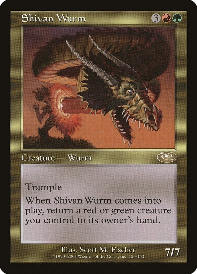 Shivan Wurm (124) [PLS] - MTG Single