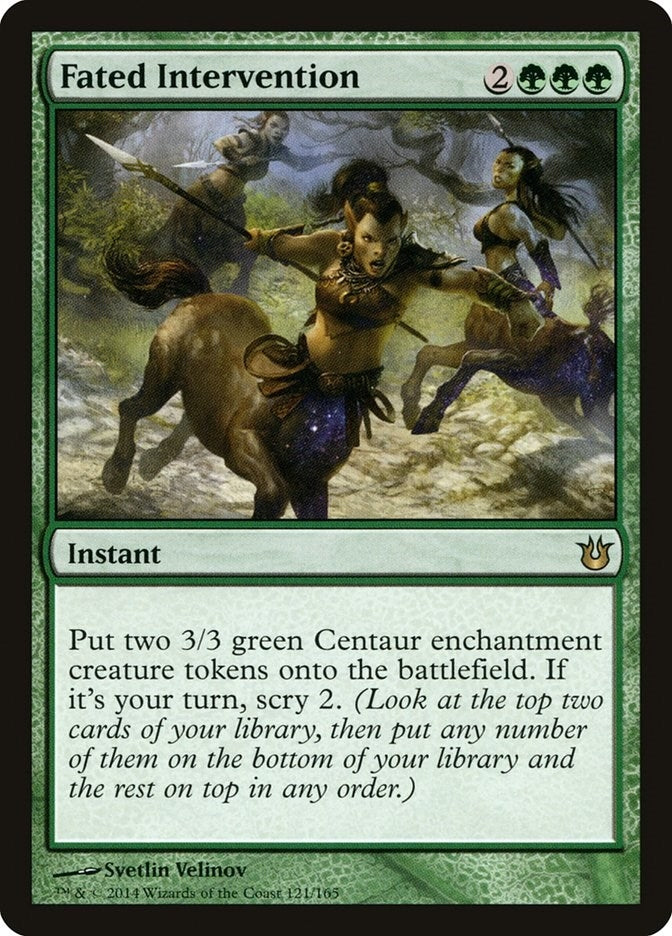 Fated Intervention (121) [BNG] - MTG Single