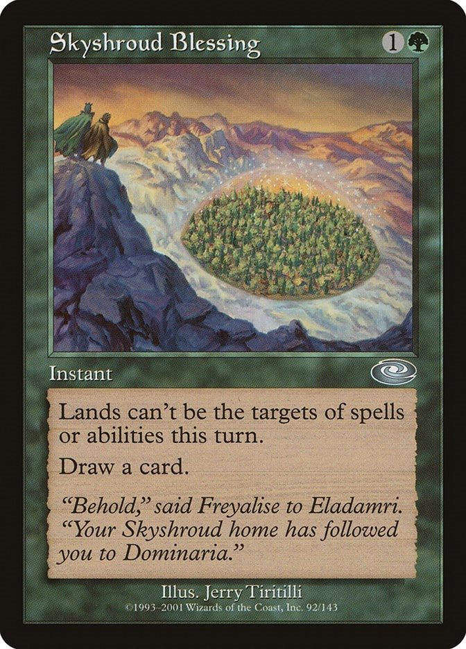 Skyshroud Blessing (92) [PLS] - MTG Single