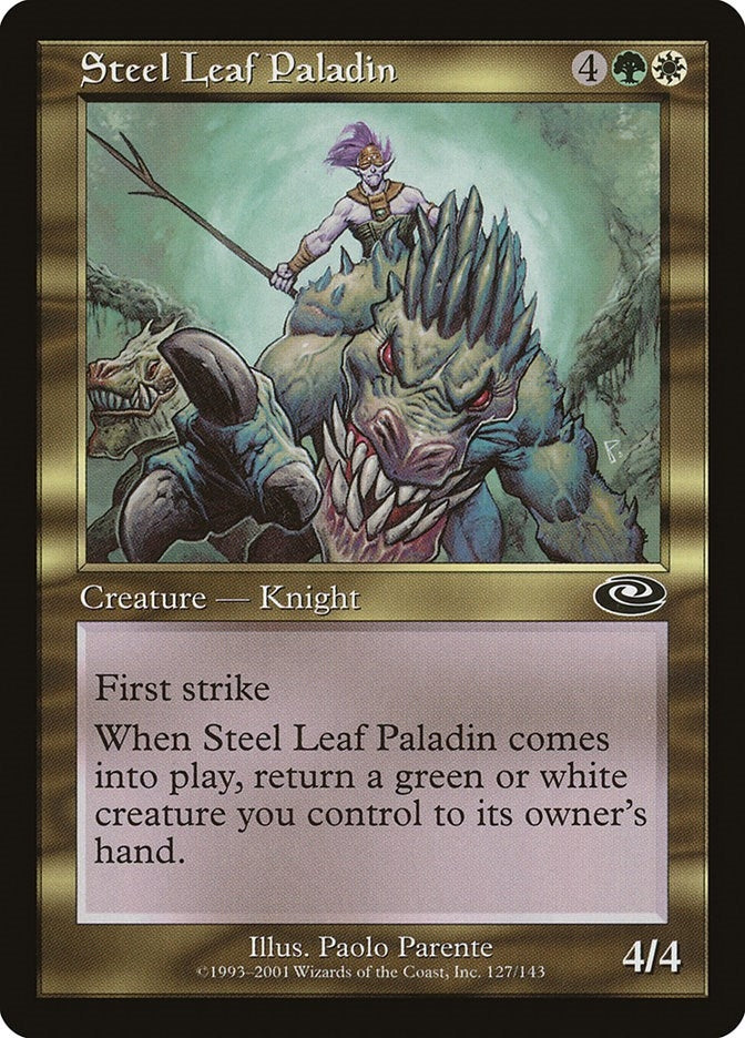 Steel Leaf Paladin (127) [PLS] - MTG Single