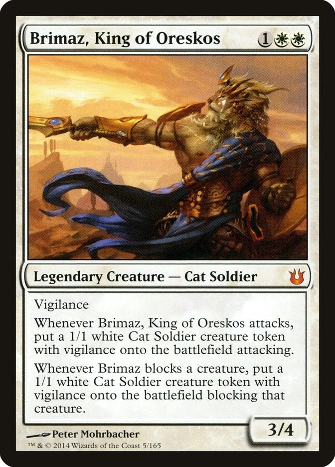 Brimaz King of Oreskos (5) [BNG] - MTG Single