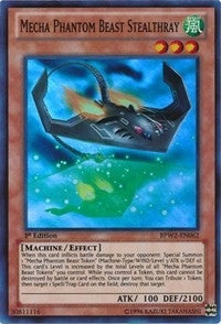 Mecha Phantom Beast Stealthray (2062) (BPW2) - YuGiOh Single