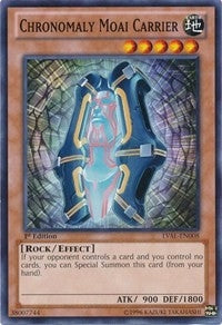 Chronomaly Moai Carrier (8) (LVAL) - YuGiOh Single