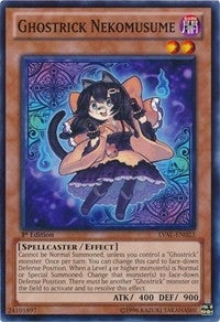 Ghostrick Nekomusume (23) (LVAL) - YuGiOh Single