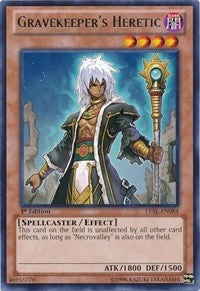 Gravekeeper’s Heretic (84) (LVAL) - YuGiOh Single