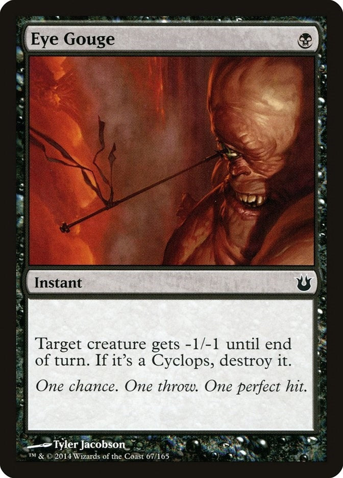 Eye Gouge (67) [BNG] - MTG Single