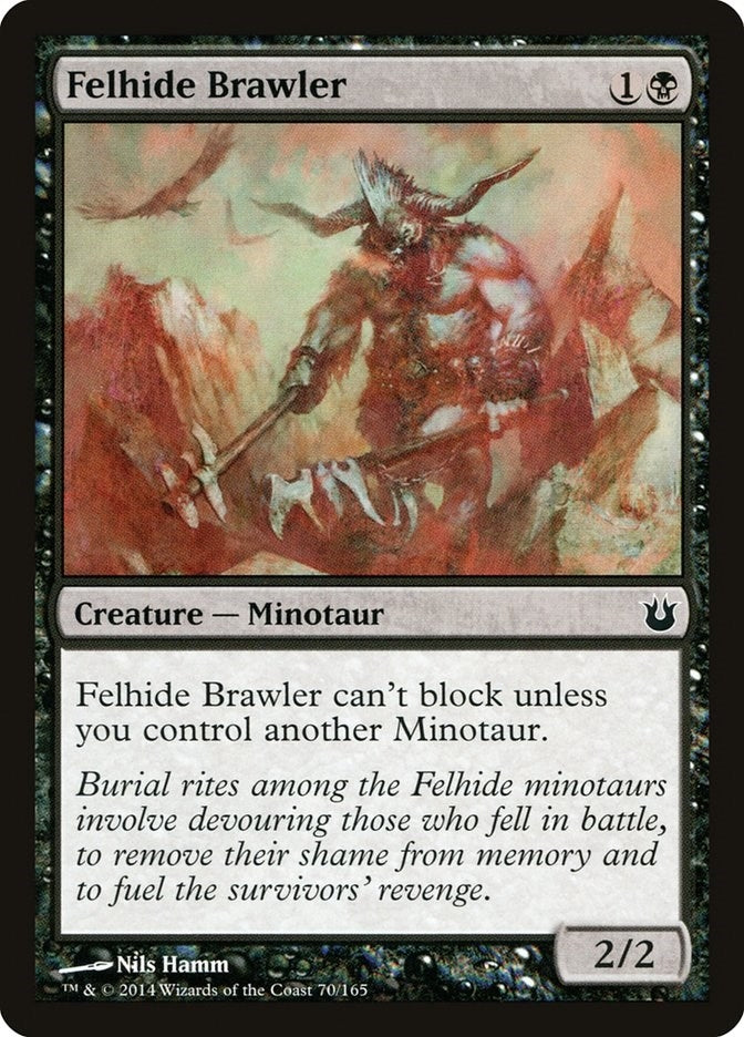 Felhide Brawler (70) [BNG] - MTG Single